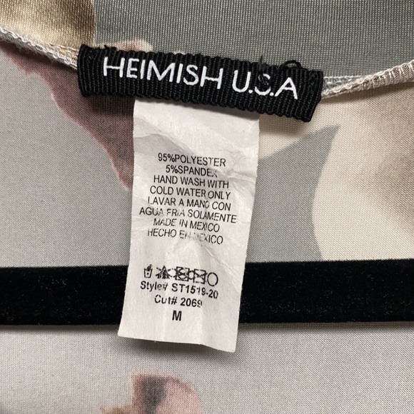 Purple and Grey Floral Dreams Tee - Picture 5 of 5